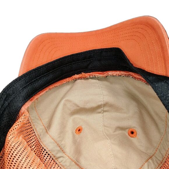 Carhart Adjustable Orange Baseball Cap 100% Cotton - Picture 3 of 5
